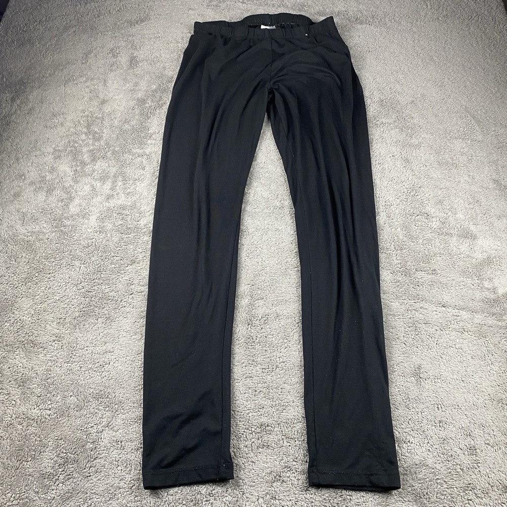 Serra Pants Womens Medium Black Stretch Elastic‎ Waist Lightweight Casual Lounge
